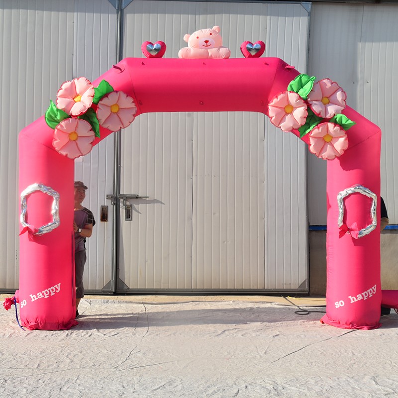 亳州粉色婚礼拱门